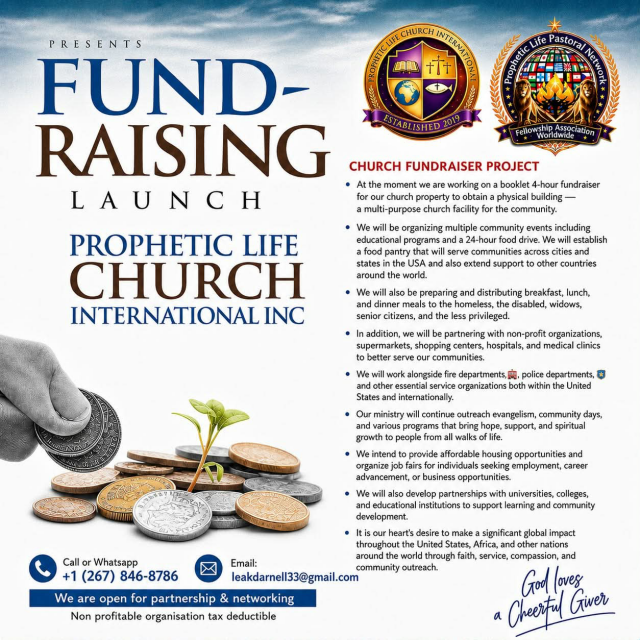 Prophetic Life Pastoral Network Asset Panel